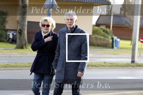 Hilversum 12 februari 2018
Martine Bijl en Berend Boudewijn wandelend hand in hand