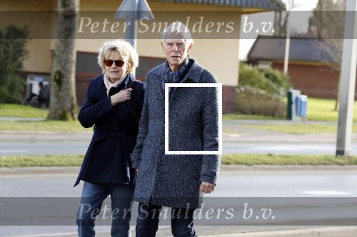 Hilversum 12 februari 2018
Martine Bijl en Berend Boudewijn wandelend hand in hand