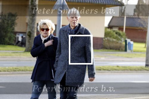 Hilversum 12 februari 2018
Martine Bijl en Berend Boudewijn wandelend hand in hand