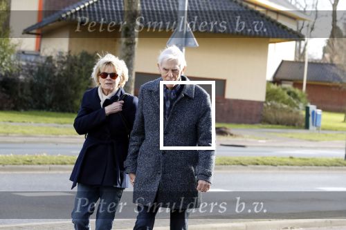 Hilversum 12 februari 2018
Martine Bijl en Berend Boudewijn wandelend hand in hand