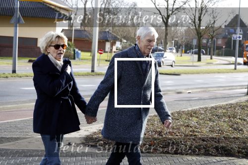 Hilversum 12 februari 2018
Martine Bijl en Berend Boudewijn wandelend hand in hand
