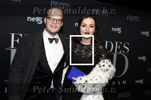 Amsterdam 6 februari 2018
Premiere 50 shades Freed in Tuschinski. Mascha Feoktistova met man