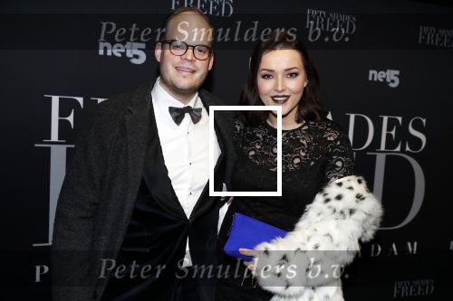 Amsterdam 6 februari 2018
Premiere 50 shades Freed in Tuschinski. Mascha Feoktistova met man