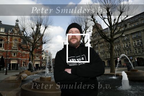 Amsterdam 9 maart 2018
Michel de man die een probleem heeft met Patricia Paay. Hij draagt een trui van eendevanger