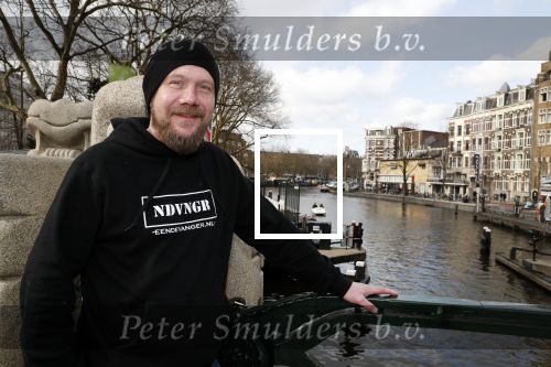 Amsterdam 9 maart 2018
Michel de man die een probleem heeft met Patricia Paay. Hij draagt een trui van eendevanger