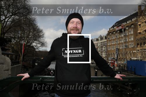 Amsterdam 9 maart 2018
Michel de man die een probleem heeft met Patricia Paay. Hij draagt een trui van eendevanger