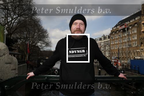 Amsterdam 9 maart 2018
Michel de man die een probleem heeft met Patricia Paay. Hij draagt een trui van eendevanger