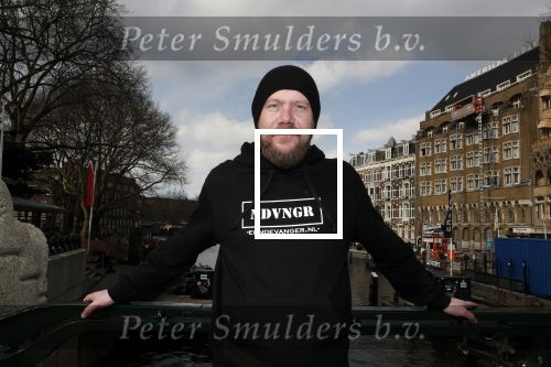 Amsterdam 9 maart 2018
Michel de man die een probleem heeft met Patricia Paay. Hij draagt een trui van eendevanger