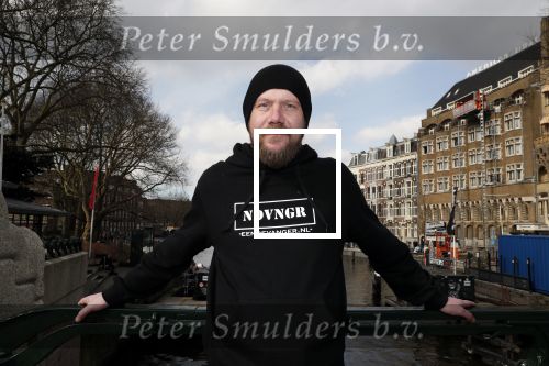 Amsterdam 9 maart 2018
Michel de man die een probleem heeft met Patricia Paay. Hij draagt een trui van eendevanger