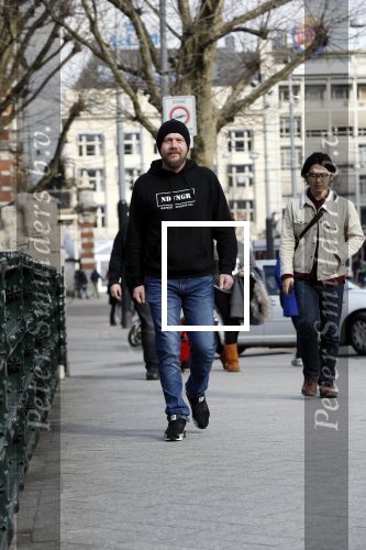 Amsterdam 9 maart 2018
Michel de man die een probleem heeft met Patricia Paay. Hij draagt een trui van eendevanger
