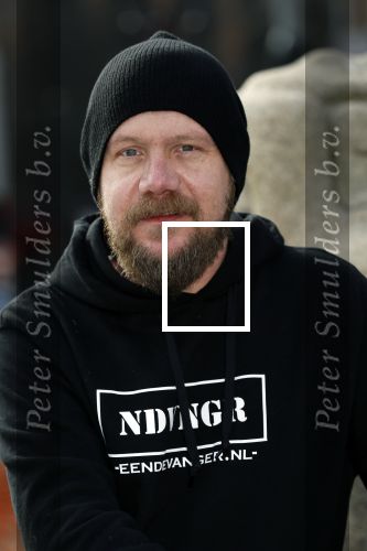 Amsterdam 9 maart 2018
Michel de man die een probleem heeft met Patricia Paay. Hij draagt een trui van eendevanger