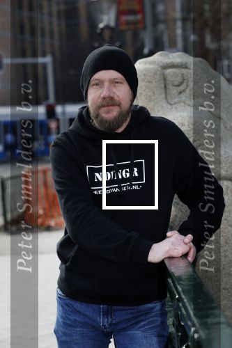 Amsterdam 9 maart 2018
Michel de man die een probleem heeft met Patricia Paay. Hij draagt een trui van eendevanger