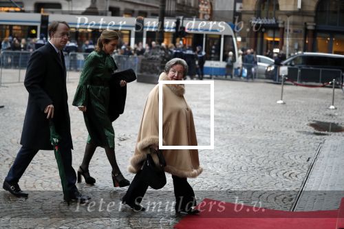 Amsterdam 3 februari 2018 
Prinses Beatrix viert haar 80e verjaardag in het paleis op de dam. Miente Boellaard