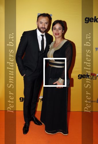 Amsterdam 12 februari 2018
Premiere Gek van Oranje in Tuschinski. Nasrin Dchar met vrouw