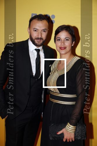 Amsterdam 12 februari 2018
Premiere Gek van Oranje in Tuschinski. Nasrin Dchar met vrouw