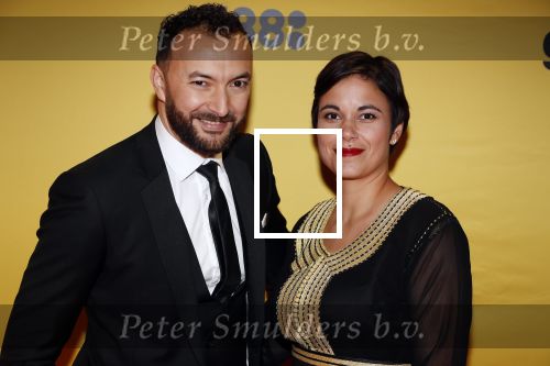 Amsterdam 12 februari 2018
Premiere Gek van Oranje in Tuschinski. Nasrin Dchar met vrouw