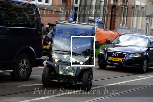 Amsterdam 10 februari 2018 
Nicolette v Dam en haar man Bas Smit bin hun Biro karretje