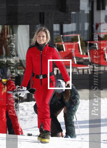 Lech/ Oberlech 25 februari 2018
Nikkie Plessen en haar man Ruben Bontekoe zij met hun kinderen op vakantie in Oberlech