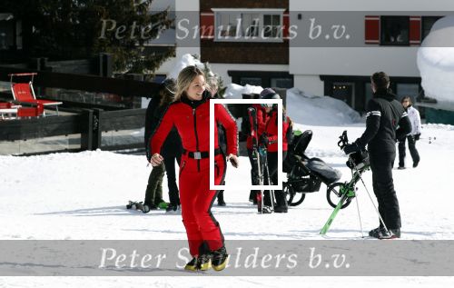 Lech/ Oberlech 25 februari 2018
Nikkie Plessen en haar man Ruben Bontekoe zij met hun kinderen op vakantie in Oberlech
