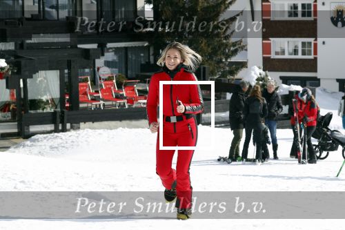 Lech/ Oberlech 25 februari 2018
Nikkie Plessen en haar man Ruben Bontekoe zij met hun kinderen op vakantie in Oberlech