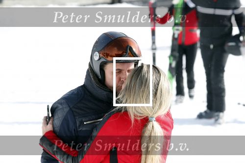 Lech/ Oberlech 25 februari 2018
Nikkie Plessen en haar man Ruben Bontekoe zij met hun kinderen op vakantie in Oberlech
