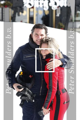 Lech/ Oberlech 25 februari 2018
Nikkie Plessen en haar man Ruben Bontekoe zij met hun kinderen op vakantie in Oberlech