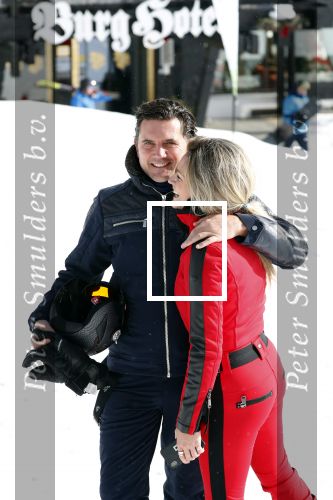 Lech/ Oberlech 25 februari 2018
Nikkie Plessen en haar man Ruben Bontekoe zij met hun kinderen op vakantie in Oberlech