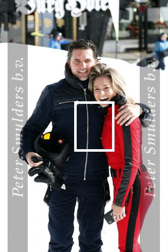 Lech/ Oberlech 25 februari 2018
Nikkie Plessen en haar man Ruben Bontekoe zij met hun kinderen op vakantie in Oberlech