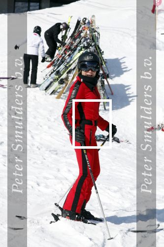 Lech/ Oberlech 25 februari 2018
Nikkie Plessen en haar man Ruben Bontekoe zij met hun kinderen op vakantie in Oberlech
