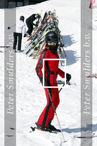 Lech/ Oberlech 25 februari 2018
Nikkie Plessen en haar man Ruben Bontekoe zij met hun kinderen op vakantie in Oberlech