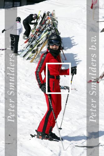 Lech/ Oberlech 25 februari 2018
Nikkie Plessen en haar man Ruben Bontekoe zij met hun kinderen op vakantie in Oberlech