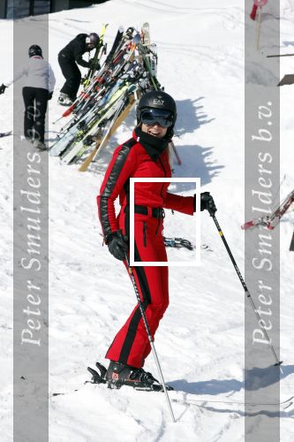 Lech/ Oberlech 25 februari 2018
Nikkie Plessen en haar man Ruben Bontekoe zij met hun kinderen op vakantie in Oberlech