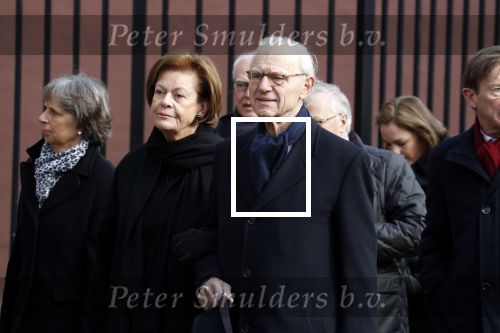 Rotterdam 20 februari 2018
Dienst voor overlijden /begrafenis Ruud Lubbers in de Laurentius Elisabeth Kathedraal. onno Ruding met vrouw