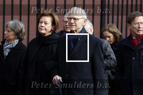 Rotterdam 20 februari 2018
Dienst voor overlijden /begrafenis Ruud Lubbers in de Laurentius Elisabeth Kathedraal. onno Ruding met vrouw
