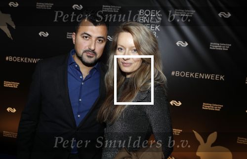 Amsterdam 9 maart 2018 
Boekenbal 2018 in de schouwburg van Amsterdam. Ozcan Akyol met partner