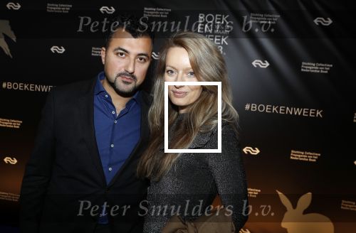 Amsterdam 9 maart 2018 
Boekenbal 2018 in de schouwburg van Amsterdam. Ozcan Akyol met partner