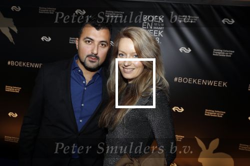 Amsterdam 9 maart 2018 
Boekenbal 2018 in de schouwburg van Amsterdam. Ozcan Akyol met partner