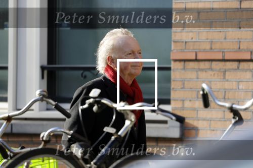 Amsterdam 5 maart 2018 
Paul Haenen wandelend op straat in Amsterdam zuid