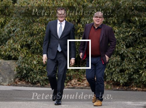 Leusden 6 maart 2018
Crematie Mies Bouwman in crematorium Leusden. Paul de Leeuw en Albert Verlinde