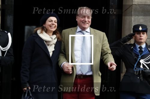 Amsterdam 3 februari 2018 
Prinses Beatrix viert haar 80e verjaardag in het paleis op de dam. Prins Carlos en Prinses Annemarie