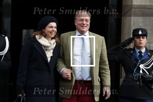 Amsterdam 3 februari 2018 
Prinses Beatrix viert haar 80e verjaardag in het paleis op de dam. Prins Carlos en Prinses Annemarie