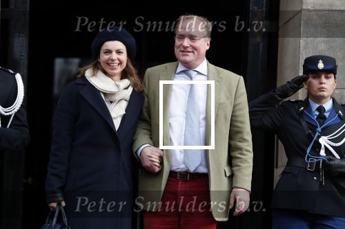 Amsterdam 3 februari 2018 
Prinses Beatrix viert haar 80e verjaardag in het paleis op de dam. Prins Carlos en Prinses Annemarie