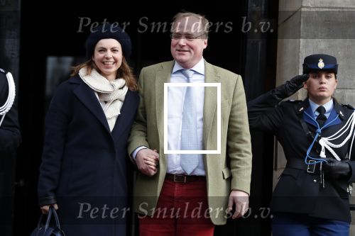 Amsterdam 3 februari 2018 
Prinses Beatrix viert haar 80e verjaardag in het paleis op de dam. Prins Carlos en Prinses Annemarie