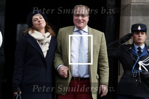 Amsterdam 3 februari 2018 
Prinses Beatrix viert haar 80e verjaardag in het paleis op de dam. Prins Carlos en Prinses Annemarie