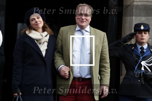 Amsterdam 3 februari 2018 
Prinses Beatrix viert haar 80e verjaardag in het paleis op de dam. Prins Carlos en Prinses Annemarie