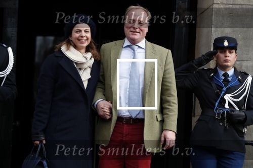 Amsterdam 3 februari 2018 
Prinses Beatrix viert haar 80e verjaardag in het paleis op de dam. Prins Carlos en Prinses Annemarie