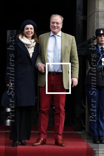 Amsterdam 3 februari 2018 
Prinses Beatrix viert haar 80e verjaardag in het paleis op de dam. Prins Carlos en Prinses Annemarie