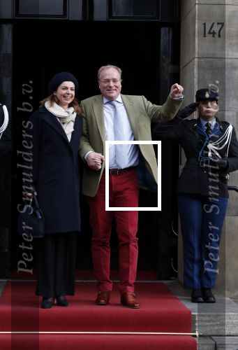 Amsterdam 3 februari 2018 
Prinses Beatrix viert haar 80e verjaardag in het paleis op de dam. Prins Carlos en Prinses Annemarie