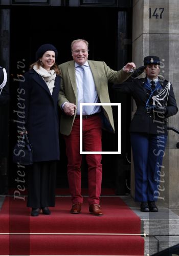 Amsterdam 3 februari 2018 
Prinses Beatrix viert haar 80e verjaardag in het paleis op de dam. Prins Carlos en Prinses Annemarie