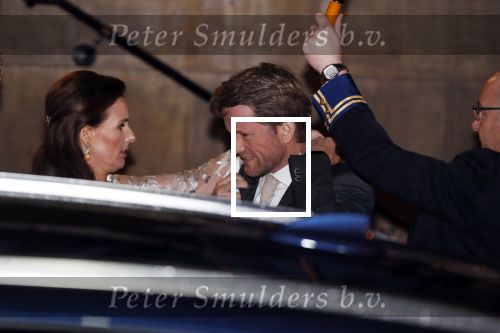 Amsterdam 3 februari 2018 
Prinses Beatrix viert haar 80e verjaardag in het paleis op de dam.
Prins Pieter Christiaan en Prinses Anita